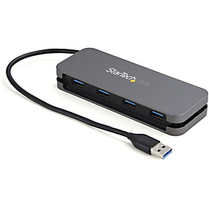STARTECH .com Hub USB 3.0 de 4 Puertos USB-A - Ladrón USB 3.2 Gen 1 SuperSpeed de 5Gbps Portátil Tipo A - Alimentado por el Bus USB - Concentrador USB para Ordenador de Sobremesa o Portátil, USB 3.2 Gen 1 (3.1 Gen 1) Type-A, USB 3.2 Gen 1 (3.1 Gen 1) Type STARTECH .com Hub USB 3.0 de 4 Puertos USB-A - Ladrón USB 3.2 Gen 1 SuperSpeed de 5Gbps Portátil Tipo A - Alimentado por el Bus USB - Concentrador USB para Ordenador de Sobremesa o Portátil, USB 3.2 Gen 1 (3.1 Gen 1) Type-A, USB 3.2 Gen 1 (3.1 Gen 1) Type
