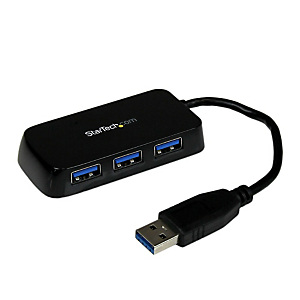 StarTech.com Hub USB 3.0 (5Gbps) à 4 ports avec câble intégré - Noir, USB 3.2 Gen 1 (3.1 Gen 1) Type-A, USB 3.2 Gen 1 (3.1 Gen 1) Type-A, 5000 Mbit/s, StarTech.com Hub USB 3.0 (5Gbps) à 4 ports avec câble intégré - Noir, USB 3.2 Gen 1 (3.1 Gen 1) Type-A, USB 3.2 Gen 1 (3.1 Gen 1) Type-A, 5000 Mbit/s,