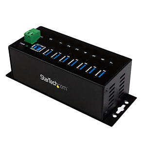 StarTech.com Hub USB 3.0 à 7 ports - 5Gbps - Hub USB-A industriel en métal avec protection ESD et protection contre les surtensions de 350W - Montage StarTech.com Hub USB 3.0 à 7 ports - 5Gbps - Hub USB-A industriel en métal avec protection ESD et protection contre les surtensions de 350W - Montage