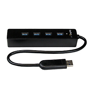 StarTech.com Hub USB 3.0 portable à 4 ports avec câble intégré - 5Gbps - Noir, USB 3.2 Gen 1 (3.1 Gen 1) Type-A, USB 3.2 Gen 1 (3.1 Gen 1) Type-A, 500 StarTech.com Hub USB 3.0 portable à 4 ports avec câble intégré - 5Gbps - Noir, USB 3.2 Gen 1 (3.1 Gen 1) Type-A, USB 3.2 Gen 1 (3.1 Gen 1) Type-A, 500