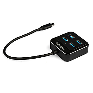 StarTech.com Hub USB 3.1 Type-C à 4 ports - USB 3.2 Gen 2 (10Gbps), USB 3.2 Gen 2 (3.1 Gen 2) Type-C, USB 3.2 Gen 2 (3.1 Gen 2) Type-A, 10000 Mbit/s, StarTech.com Hub USB 3.1 Type-C à 4 ports - USB 3.2 Gen 2 (10Gbps), USB 3.2 Gen 2 (3.1 Gen 2) Type-C, USB 3.2 Gen 2 (3.1 Gen 2) Type-A, 10000 Mbit/s,