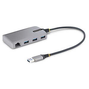 STARTECH .com Hub USB de 3 Puertos USBA - USB 3.0 de 5Gbps - Alimentado por el Bus - Concentrador USB de 3 Puertos USB-A - Ladrón USB Portátil - Cable 30cm - Red Ethernet RJ45 1Gb, Alámbrico, USB 3.2 Gen 1 (3.1 Gen 1) Type-A, 10,100,1000 Mbit/s, IEEE 802. STARTECH .com Hub USB de 3 Puertos USBA - USB 3.0 de 5Gbps - Alimentado por el Bus - Concentrador USB de 3 Puertos USB-A - Ladrón USB Portátil - Cable 30cm - Red Ethernet RJ45 1Gb, Alámbrico, USB 3.2 Gen 1 (3.1 Gen 1) Type-A, 10,100,1000 Mbit/s, IEEE 802.
