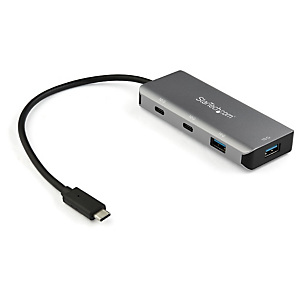 StarTech.com Hub USB-C 4 Ports - 2x USB-A et 2x USB-C - Hub SuperSpeed 10Gbps USB Type-C 3.2 Gen 2 - Alimentation Bus USB - Adaptateur USB-C vers USB StarTech.com Hub USB-C 4 Ports - 2x USB-A et 2x USB-C - Hub SuperSpeed 10Gbps USB Type-C 3.2 Gen 2 - Alimentation Bus USB - Adaptateur USB-C vers USB