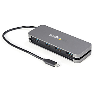 StarTech.com Hub USB-C 4 Ports - 4x USB-A - Hub USB 3.0 Type-C 5Gbps (USB 3.2 Gen 1) - Alimenté par Bus - Adaptateur Hub USB-C vers USB-A Portable - C StarTech.com Hub USB-C 4 Ports - 4x USB-A - Hub USB 3.0 Type-C 5Gbps (USB 3.2 Gen 1) - Alimenté par Bus - Adaptateur Hub USB-C vers USB-A Portable - C