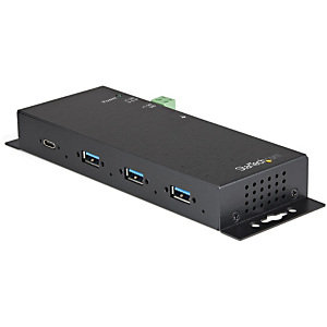 STARTECH .com Hub USB-C de 4 Puertos de 10Gbps - Ladrón Concentrador USB Tipo C Industrial de Metal con 3 Puertos USB-A y 1 USBC - Protección ESD - Concentrador Autoalimentado USB 3.2 Gen 2, USB 3.2 Gen 2 (3.1 Gen 2) Type-C, USB 3.2 Gen 2 (3.1 Gen 2) Type STARTECH .com Hub USB-C de 4 Puertos de 10Gbps - Ladrón Concentrador USB Tipo C Industrial de Metal con 3 Puertos USB-A y 1 USBC - Protección ESD - Concentrador Autoalimentado USB 3.2 Gen 2, USB 3.2 Gen 2 (3.1 Gen 2) Type-C, USB 3.2 Gen 2 (3.1 Gen 2) Type