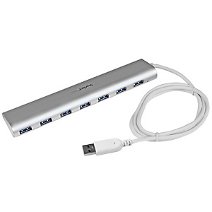 StarTech.com Hub USB à 7 Ports avec Ethernet, USB-A, Gigabit Ethernet/GbE, USB 5Gbps, Design Robuste, Alimentation par Bus, Hub USB 3.0 Portable pour StarTech.com Hub USB à 7 Ports avec Ethernet, USB-A, Gigabit Ethernet/GbE, USB 5Gbps, Design Robuste, Alimentation par Bus, Hub USB 3.0 Portable pour