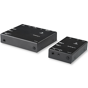 StarTech.com Kit extendeur HDMI sur IP avec compression vidéo avancée, 1920 x 100 pixels, Émetteur et récepteur AV, 15 m, Avec fil, Noir ST12MHDLNHK StarTech.com Kit extendeur HDMI sur IP avec compression vidéo avancée, 1920 x 100 pixels, Émetteur et récepteur AV, 15 m, Avec fil, Noir ST12MHDLNHK