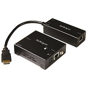 StarTech.com Kit prolongateur HDBaseT avec transmetteur compact - HDBaseT - UHD 4K, 4096 x 2160 pixels, Émetteur et récepteur AV, 70 m, Avec fil, Noir StarTech.com Kit prolongateur HDBaseT avec transmetteur compact - HDBaseT - UHD 4K, 4096 x 2160 pixels, Émetteur et récepteur AV, 70 m, Avec fil, Noir