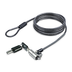 STARTECH .com NANOK-LAPTOP-LOCK, 2 m, Nano, 2 llaves, Plástico, Acero, Zinc, Negro, Plata STARTECH .com NANOK-LAPTOP-LOCK, 2 m, Nano, 2 llaves, Plástico, Acero, Zinc, Negro, Plata