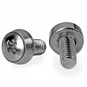 StarTech.com Paquet de 100 vis de montage M6 x 12 mm, Vis, Acier inoxydable, 568 g, 100 pièce(s), 120 mm, 216 mm CABSCREWSM62 StarTech.com Paquet de 100 vis de montage M6 x 12 mm, Vis, Acier inoxydable, 568 g, 100 pièce(s), 120 mm, 216 mm CABSCREWSM62
