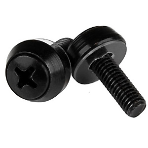 StarTech.com Paquet de 50 vis de montage M5 x 12 mm - Noir, Vis, Acier, Tôle métallique, Utilité générale, M5, Tête bombée CABSCREWSB StarTech.com Paquet de 50 vis de montage M5 x 12 mm - Noir, Vis, Acier, Tôle métallique, Utilité générale, M5, Tête bombée CABSCREWSB