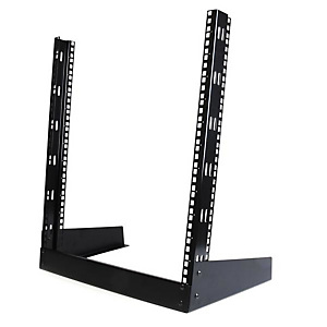 StarTech.com Rack de Bureau Noir à Cadre Ouvert 12 U 19' - Rack 2 Montants 19 Pouces, Rack autonome, 12U, 50 kg, 2,69 kg, Noir RK12OD StarTech.com Rack de Bureau Noir à Cadre Ouvert 12 U 19' - Rack 2 Montants 19 Pouces, Rack autonome, 12U, 50 kg, 2,69 kg, Noir RK12OD