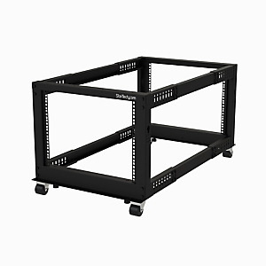 StarTech.com Rack Serveur Mobile 8U à 4 Montants, Rack Réseau 19' avec Roulettes, Rack Roulant avec Profondeur Ajustable pour PC/AV/Données/Équipement StarTech.com Rack Serveur Mobile 8U à 4 Montants, Rack Réseau 19' avec Roulettes, Rack Roulant avec Profondeur Ajustable pour PC/AV/Données/Équipement
