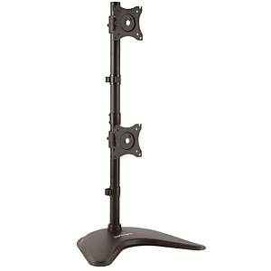 STARTECH .com Soporte Vertical de Acero de Servicio Pesado para dos Monitores - Base Ajustable VESA para Pantallas de hasta 27 Pulgadas, Independiente, 10 kg, 33 cm (13''), 68,6 cm (27''), 100 x 100 mm, Negro ARMBARDUOV STARTECH .com Soporte Vertical de Acero de Servicio Pesado para dos Monitores - Base Ajustable VESA para Pantallas de hasta 27 Pulgadas, Independiente, 10 kg, 33 cm (13''), 68,6 cm (27''), 100 x 100 mm, Negro ARMBARDUOV