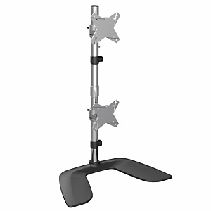 STARTECH .com Soporte VESA para 2 Monitores de hasta 27'' - Base para Monitor Ergonómica de Sobremesa - de Montaje para 2 Monitores Apilados Verticalmente - Altura Ajustable - Plata, Independiente, 16 kg, 33 cm (13''), 68,6 cm (27''), 100 x 100 mm, Negro, STARTECH .com Soporte VESA para 2 Monitores de hasta 27'' - Base para Monitor Ergonómica de Sobremesa - de Montaje para 2 Monitores Apilados Verticalmente - Altura Ajustable - Plata, Independiente, 16 kg, 33 cm (13''), 68,6 cm (27''), 100 x 100 mm, Negro,