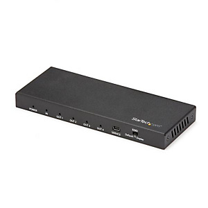 STARTECH .com Splitter HDMI de 4 Puertos - 60Hz, HDMI, 4x HDMI, 3840 x 2160 Pixeles, Negro, 4K Ultra HD, 60 Hz ST124HD202 STARTECH .com Splitter HDMI de 4 Puertos - 60Hz, HDMI, 4x HDMI, 3840 x 2160 Pixeles, Negro, 4K Ultra HD, 60 Hz ST124HD202