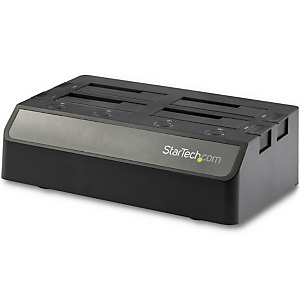StarTech.com Station d'accueil USB 3.1 (10 Gb/s) pour 4 disques durs SATA III de 2,5' / 3,5' - Dock pour HDD / SSD avec UASP, HDD, SSD, SATA, Série AT StarTech.com Station d'accueil USB 3.1 (10 Gb/s) pour 4 disques durs SATA III de 2,5' / 3,5' - Dock pour HDD / SSD avec UASP, HDD, SSD, SATA, Série AT