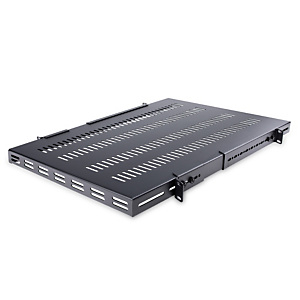 StarTech.com Étagère Réglable et Ventilée pour Montage en Rack de Serveur 1U - 150kg - Profondeur de Montage Réglable de 49,5 à 97,4cm Plateau Univers StarTech.com Étagère Réglable et Ventilée pour Montage en Rack de Serveur 1U - 150kg - Profondeur de Montage Réglable de 49,5 à 97,4cm Plateau Univers