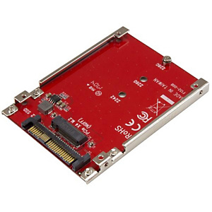 STARTECH .com Tarjeta Adaptador PCI Express M.2 a U.2 SFF8639 para SSD NVMe M.2 - Conversor para SSD M.2 - Tarjeta Anfitrión para SSD M.2, U.2, M.2, Rojo, CE, FCC, TAA, REACH, 5 - 50 °C, -25 - 70 °C U2M2E125 STARTECH .com Tarjeta Adaptador PCI Express M.2 a U.2 SFF8639 para SSD NVMe M.2 - Conversor para SSD M.2 - Tarjeta Anfitrión para SSD M.2, U.2, M.2, Rojo, CE, FCC, TAA, REACH, 5 - 50 °C, -25 - 70 °C U2M2E125