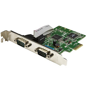 STARTECH .com Tarjeta Serie PCI Express de 2 Puertos DB9 RS232 con UART 16C1050 - Adaptador Interno Serie PCI-E, PCIe, De serie, Full-height / Low-profile, RS-232, CE, FCC, Microsoft WHQL, SystemBase - SB16C1052PCI PEX2S1050 STARTECH .com Tarjeta Serie PCI Express de 2 Puertos DB9 RS232 con UART 16C1050 - Adaptador Interno Serie PCI-E, PCIe, De serie, Full-height / Low-profile, RS-232, CE, FCC, Microsoft WHQL, SystemBase - SB16C1052PCI PEX2S1050
