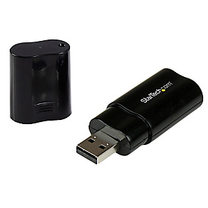 STARTECH .com Tarjeta de Sonido Estéreo USB Externa Adaptador Conversor - Negro, USB ICUSBAUDIOB STARTECH .com Tarjeta de Sonido Estéreo USB Externa Adaptador Conversor - Negro, USB ICUSBAUDIOB