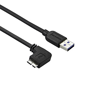 StarTech.com USB3AU2MLS, 2 m, USB A, Micro-USB B, USB 3.2 Gen 1 (3.1 Gen 1), 5 Gbit/s, Noir StarTech.com USB3AU2MLS, 2 m, USB A, Micro-USB B, USB 3.2 Gen 1 (3.1 Gen 1), 5 Gbit/s, Noir