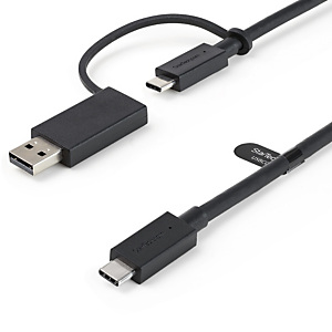 STARTECH .com USBCCADP, 1 m, USB C, USB C, USB 3.2 Gen 2 (3.1 Gen 2), 10000 Mbit/s, Negro STARTECH .com USBCCADP, 1 m, USB C, USB C, USB 3.2 Gen 2 (3.1 Gen 2), 10000 Mbit/s, Negro