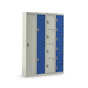 Steel storage lockers