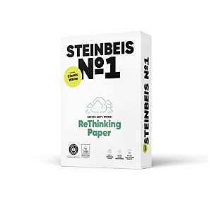 Steinbeis Classic White Papel Reciclado A4 80 g/m² 500 hojas Steinbeis Classic White Papel Reciclado A4 80 g/m² 500 hojas