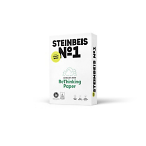 Steinbeis Vision ClassicWhite Papel Multifunción para Faxes, Fotocopiadoras, Impresoras láser e impresoras de inyección de tinta, Reciclado, Blanco, A3 80 g/m² Steinbeis Vision ClassicWhite Papel Multifunción para Faxes, Fotocopiadoras, Impresoras láser e impresoras de inyección de tinta, Reciclado, Blanco, A3 80 g/m²