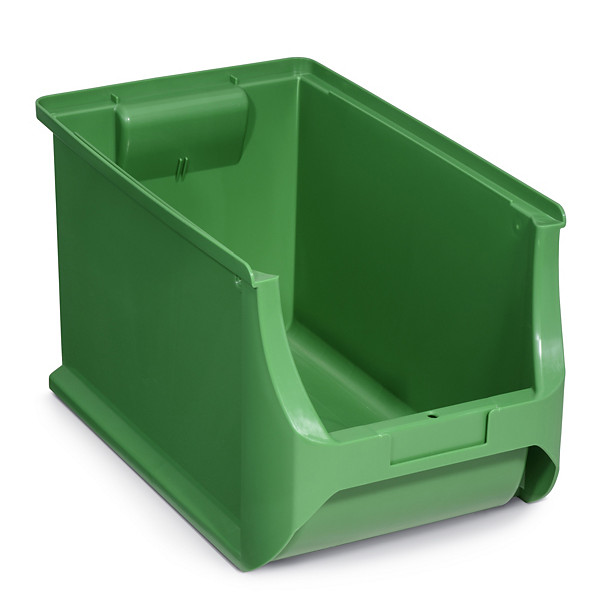 Sterke magazijnbak groen 355x205x200mm - 1