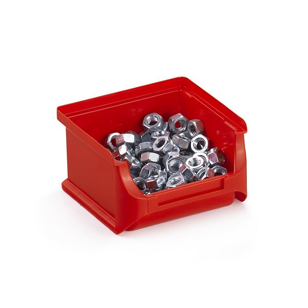 Sterke magazijnbak rood 320x150x125mm - 5