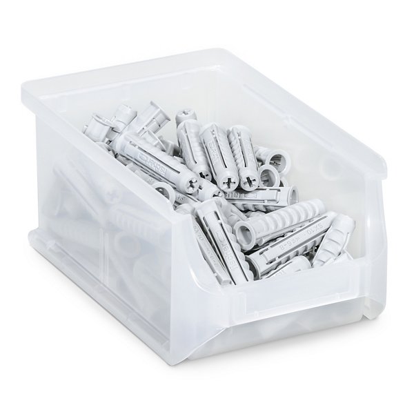 Sterke magazijnbak transparant RAJA 160x137x82mm - 2