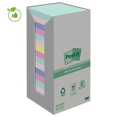 Sticky notes Collectie Nature Post-it, 16 blokken 76 x 76 mm