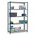 Stockrax general use boltless shelving, red bay, 1980x300mm, 900mm wide shelves - 4