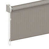 Store enrouleur sur mesure, tissu polyester occultant, coloris beige Store enrouleur sur mesure, tissu polyester occultant, coloris beige