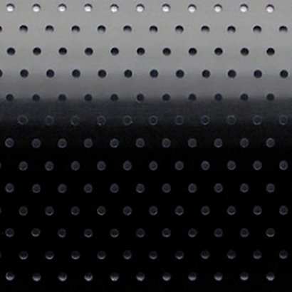Store vénitien micro perforé sur mesure - Lames aluminium l. 25 mm - Coloris noir - 1