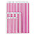 Striped paper counter top bags, pink, 170x230mm, pack of 1000 - 1