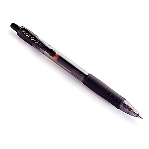 Stylo roller G-2 PILOT pointe moyenne noir