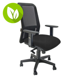 Suit silla ergonómica, Sincro, asiento traslack, brazos regulables, negro Suit silla ergonómica, Sincro, asiento traslack, brazos regulables, negro