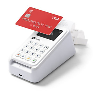 SumUp 3G+ - Terminal de paiement avec imprimante et station de recharge - Blanc