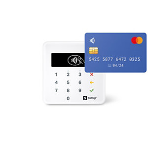 SumUp Lettore di carte portatile AIR, Bluetooth e NFC, Bianco