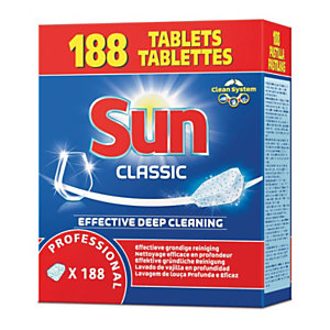 Sun Classic Detergente profesional caja de 188 pastillas