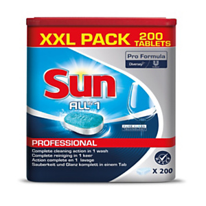 Sun Tablettes Lave-vaisselle 200 doses Baril Sun Tablettes Lave-vaisselle 200 doses Baril