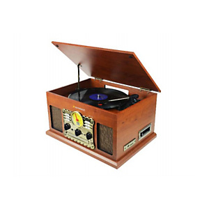 Sunstech PXRC5CD, Tocadiscos de tracción directa, Automático, Madera, 78 RPM, 33,45,78 RPM, Giratorio PXRC5CDWD Sunstech PXRC5CD, Tocadiscos de tracción directa, Automático, Madera, 78 RPM, 33,45,78 RPM, Giratorio PXRC5CDWD