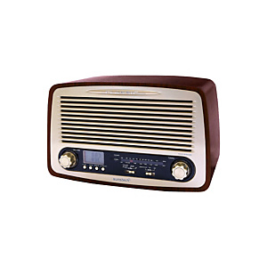 Sunstech RPR4000, Personal, Analógica, AM,FM, 6 W, LCD, Madera RPR4000WD Sunstech RPR4000, Personal, Analógica, AM,FM, 6 W, LCD, Madera RPR4000WD