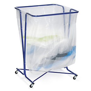 Suporte móvel para saco de plástico 600 litros