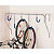 Support mural pour vélos avec crochets, 5 places - 1