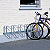 Support mural pour vélos rangés au sol, 5 places - 1