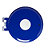 Support sac poubelle mural Rossignol Collectrap bleu Essentiel outremer avec couvercle 110 L - 2